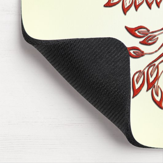 Red Phoenix Rises Muismat (Hoek)