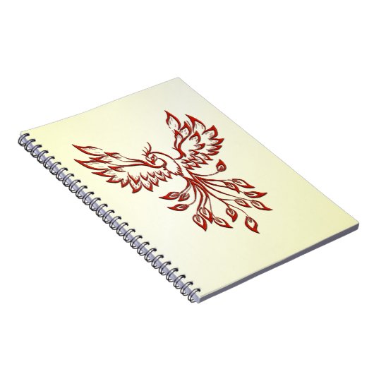 Red Phoenix Rises Notitieboek (Rechterzijde)
