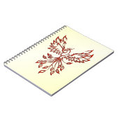 Red Phoenix Rises Notitieboek (Linkerzijde)