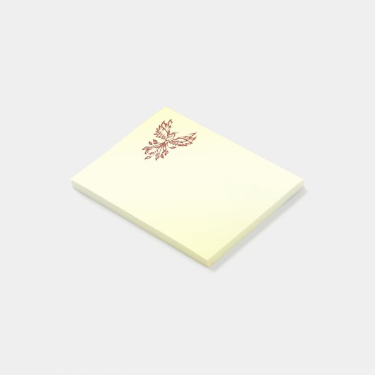 Red Phoenix Rises Post-it® Notes (Schuin)