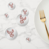 Red Phoenix Rises Silver Confetti (Groep)