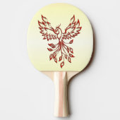 Red Phoenix Rises Tafeltennisbatje (Achterkant)