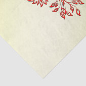 Red Phoenix Rises Tissuepapier (Detail)