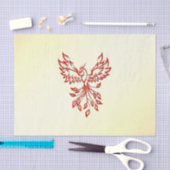 Red Phoenix Rises Tissuepapier (Craft)