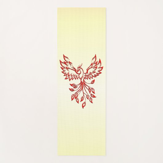 Red Phoenix Rises Yogamat (Voorkant)