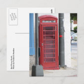 Red Phone Booth Briefkaart (Voorkant / Achterkant)