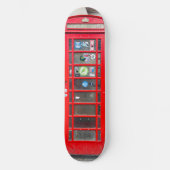 Red Phone Box, Londen, Engeland Persoonlijk Skateboard (Voorkant)