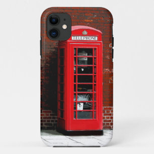 Red Phone Box London England UK Case-Mate iPhone Case