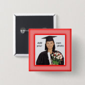 Red Photo Button (Voorkant /achterkant)