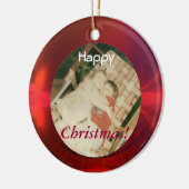Red Photo Ornament (Links)