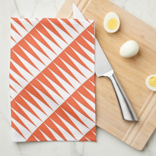 Red Pic-Pic Towel Theedoek (Quarter Fold)