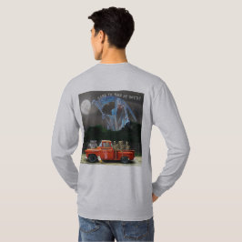 Red Pick-up Truck en Skeleton Crew T-shirt