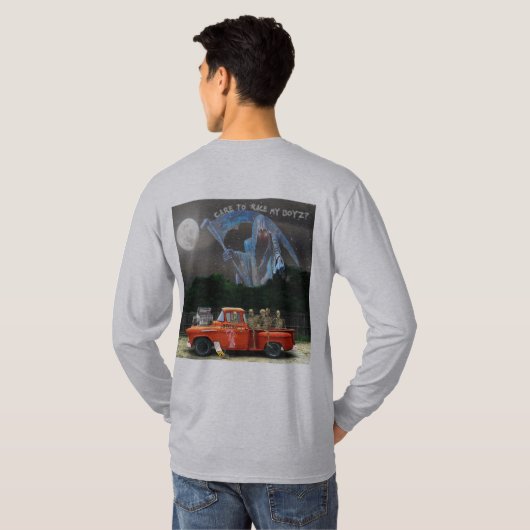 Red Pick-up Truck en Skeleton Crew T-shirt (Achterkant volledig)