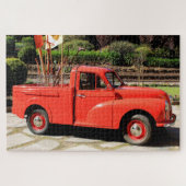 Red Pick Up Truck Legpuzzel (Horizontaal)