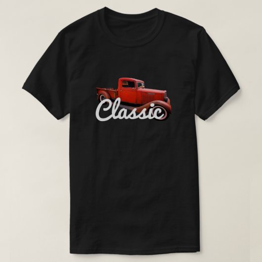  Red Pickup Street Rod T-shirt (Design voorkant)