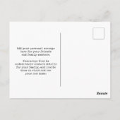  Red Pickup Truck Holiday Moving Briefkaart (Achterkant)