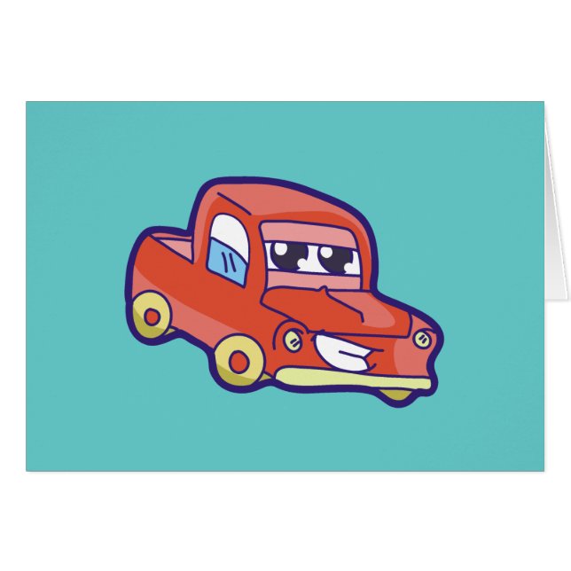 Red Pickup Truck Tshirts en Gifts (Voorkant Horizontaal)