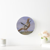 Red Pied Carrier Ronde Klok (Huis)