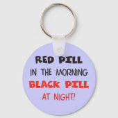 Red Pill Black Pill Sleutelhanger (Voorkant)