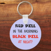 Red Pill Black Pill Sleutelhanger (Voorkant)