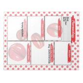 Red Pill Healthcare Student Farmacologie Sjabloon Notitieblok (Voorkant)