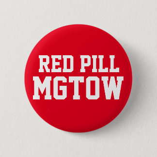 Red Pill MGTOW Ronde Button 5,7 Cm