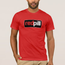 Red Pill™ Text Black Bella Canvas T-Shirt