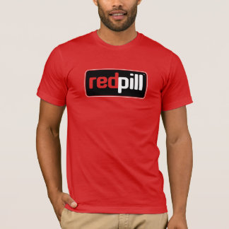 Red Pill™ Text Black Bella Canvas T-Shirt