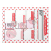 Red Pills Healthcare Student Medicatie Sjabloon Notitieblok (Voorkant)