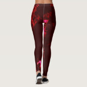 Red Pink All-Over-Print Leggings (Achterkant)