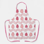 Red Pink Easter Eggs Easter Pattern Schort (Voorkant)