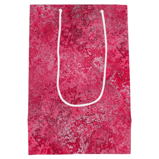 Red Pink Gift Bag Medium Cadeauzakje (Achterkant)