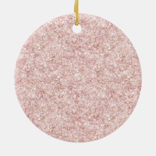 Red Pink Glitter Butterflies Christmas Keramisch Ornament (Achterkant)