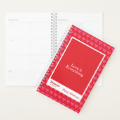 Red & Pink Hearts Block Quote | Fully Customizable Planner (Display)