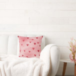 Red Pink Hearts Love Plaid Stripes Kussen<br><div class="desc">Red Pink Hearts Love Plaid Stripes</div>