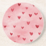 Red Pink Hearts Love   Zandsteen Onderzetter<br><div class="desc">Red Pink Hearts Love</div>