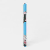 Red Pink Lily Lillies floral Blue Your Joy iPhone Hoesje (Rechterkant)