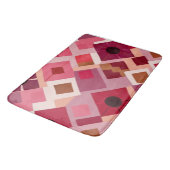 Red Pink Mauve Badmat (Gekanteld)