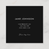 Red Pink White Floral Moody Visitekaartjes (Achterkant)