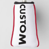 RED Piping Custom Golf Putter Headcover Blank (Draai 90)
