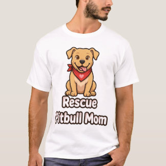 Red Pitbull Moeder Adopteer Niet Kopen T-shirt