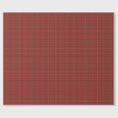 Red Plaid Christmas Festive Pattern - Cadeaupapier (Vlak)