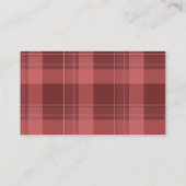 Red Plaid Country BBQ Luier Raffle Baby shower Informatiekaartje (Achterkant)