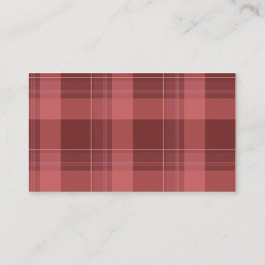 Red Plaid Country BBQ Luier Raffle Baby shower Informatiekaartje (Achterkant)