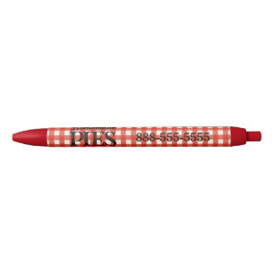 Red Plaid Country Picnic Zelfgemaakte Pies Pen