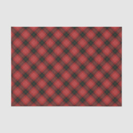 Red Plaid Feestelijke Patroon Weefsel Papier voor