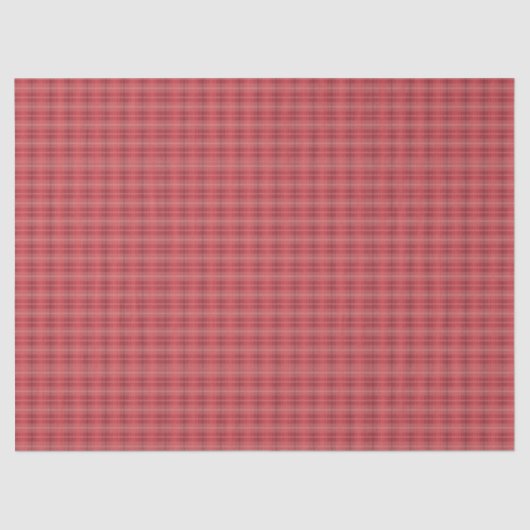 Red Plaid Gift Wrap Tissuepapier (Voorkant)