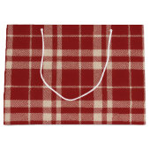 Red Plaid Groot Cadeauzakje (Voorkant)