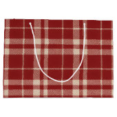 Red Plaid Groot Cadeauzakje (Achterkant)