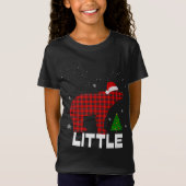 Red Plaid Little BearMatching pyjama familie T-shirt (Voorkant)